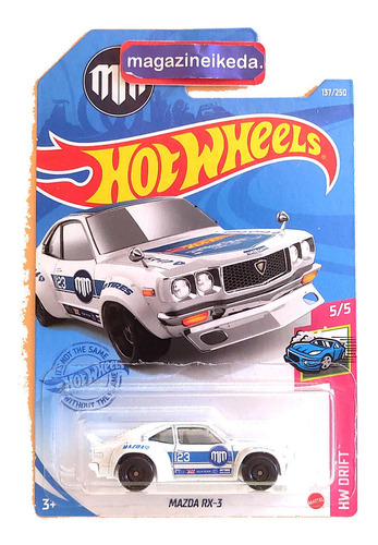 Carro Hot Wheels Super Raro Sth Mazda Rx-3 Gtd00 Branco C